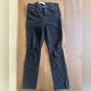 Reformation washed black jeans - size 26